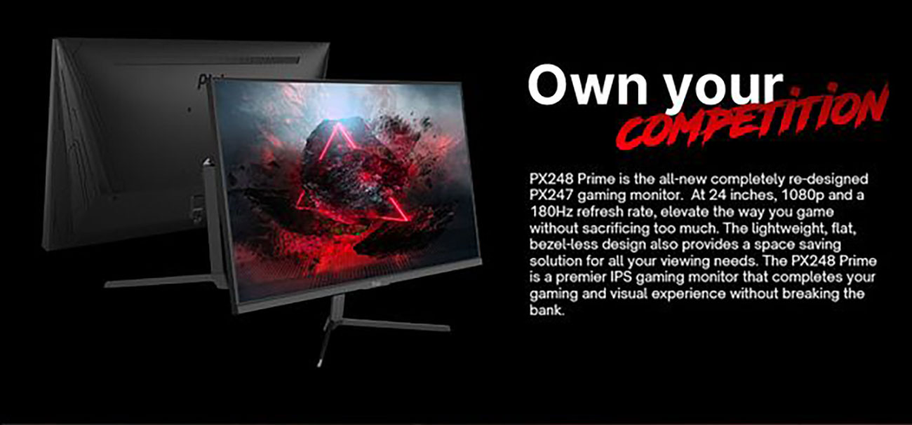 Pixio PX248 Prime 23.8インチ FHD IPS 144Hz PX248P | 23.8インチ 144Hz FHD IPSゲーミングモニター | Pixio
